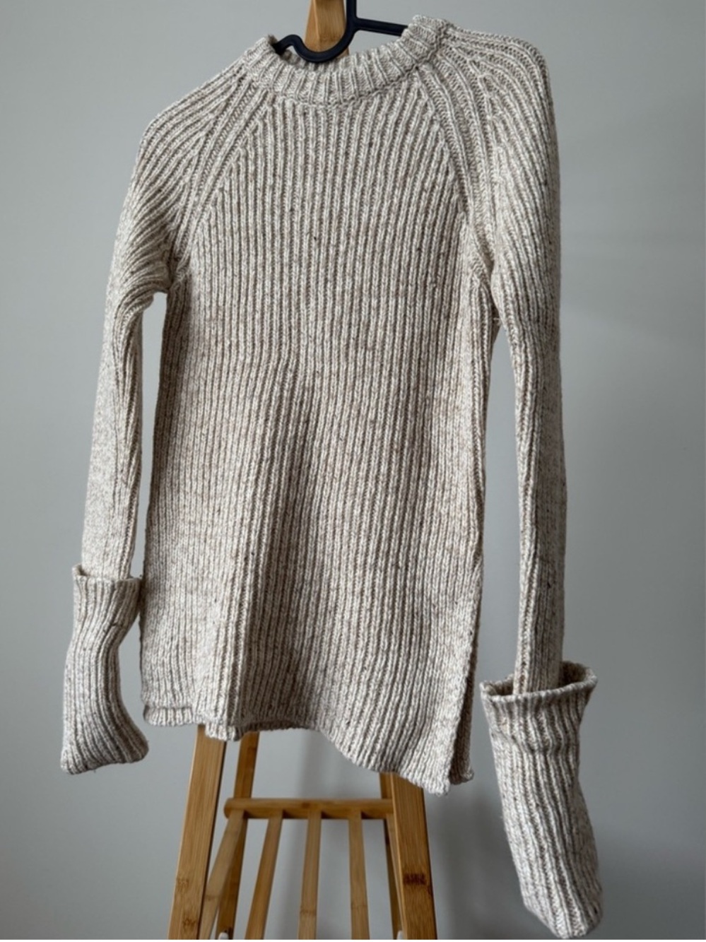 Joseph Cozy Cream Wool Sweater, Size XS - Picture 2 of 8